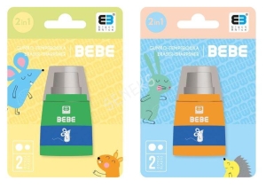 Temperówka z gumką BEBE Kids