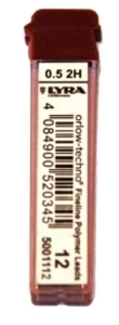 Wkład LYRA 0,5 mm do ołówka automatycznego 2H.