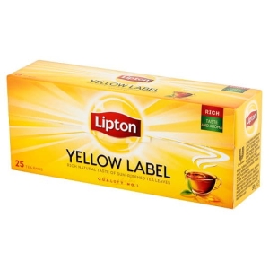 Herbata LIPTON opakowanie 25 torebek 50g