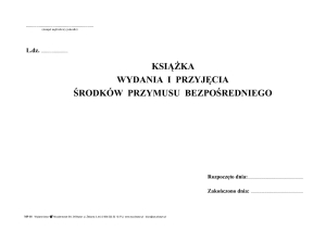 MP-18 Książka wydawania i przyjęcia środków