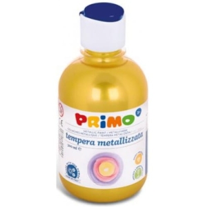Farba tempera PRIMO/ CMP Metaliczna żółta 300 ml