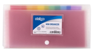 STRIGO - Organizer PP DL z 6-przek. transparentny