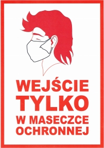 Naklejka informacyjna "Wejście tylko w ...  NA-3