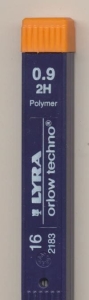Wkład LYRA 0,9 mm do ołówka automatycznego 2H.