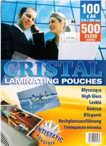 Folia do laminacji A-4 250 microna.