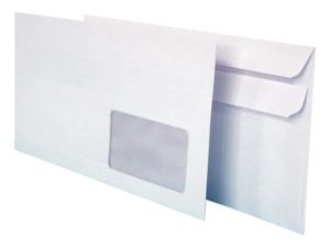 Koperta samoprzylepna C-5 SK z okienkiem.