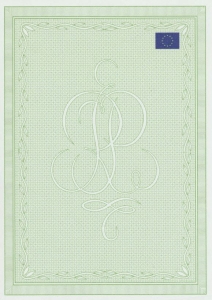 Gilosz zielony B-5 dwustronny UNIJNY z RP