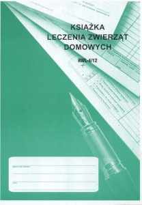 RWL 4/12 Książka leczenia zwierząt domowych,