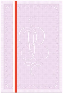 Gilosz fioletowy A4 dwustronny z paskiem