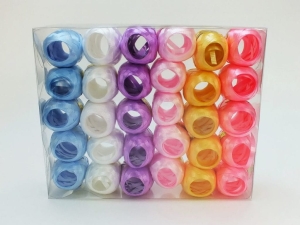 Kokon pastelowy  - wstążka 5 mm x 10 m