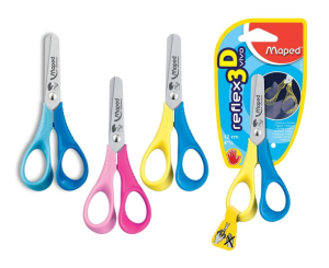 Nożyczki MAPED VIVO 3D 12 cm dla leworęcznych