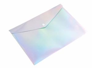 Teczka kopertowa plastikowa A-4 HOLO BiurFol