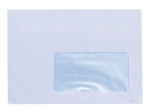 Koperta samoprzylepna C-6 z okienkiem 45x90