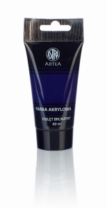 Farba akrylowa ASTRA Artea 60 ml fiolet brunatny