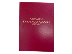 J-4046 Książka ewidencji kluczy firmy