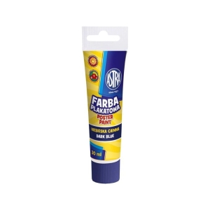 Farba plakatowa ASTRA w tubce 30ml ciemnoniebieska