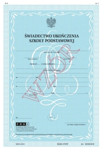 I/8/1 NUM Świadectwa Ukończenia Szkoły Podstawowej