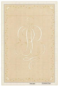 Gilosz brązowy A4 dwustronny, numerowany