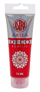 Farba akrylowa DECO Artea 75 ml jasny czerwony