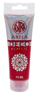 Farba akrylowa DECO Artea 75 ml głęboka czerwień