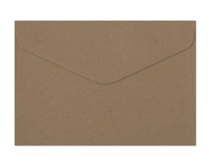 Koperta kolorowa C-6 Kraft 120 g/m2 ciemnobeżowa