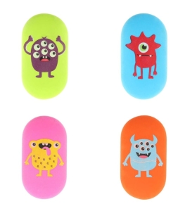 STRIGO - Gumka owalna z nadrukiem