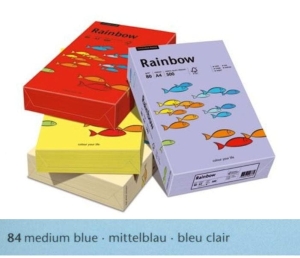 Papier ksero A-4 RAINBOW 80 g/m2 (84) medium blue