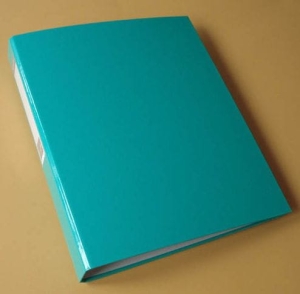 Segregator VAUPE FCK A-4 2 ringowy turkusowy.