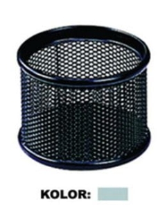 Pojemnik metalowy na spinacze TY-191 srebrny.