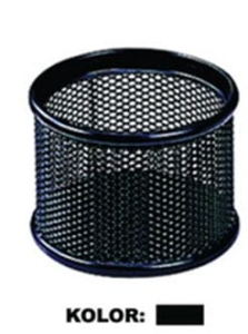 Pojemnik metalowy na spinacze TY-191 czarny.