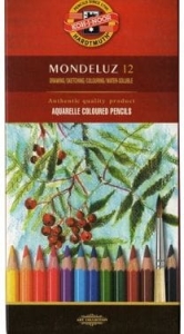 Kredki ołówkowe KOH-I-NOOR Mondeluz Aqua 12 sztuk.