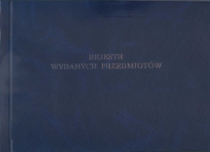 Wkt-105/2012 Rejestr wydanych przedmiotów