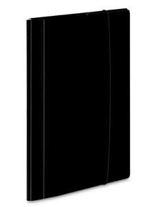 Teczka z gumką VAUPE A-4 308 czarna.