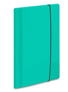 Teczka z gumką VAUPE A-4 308 turkusowa.