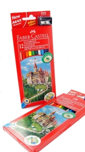 Kredki ołówkowe FABER CASTELL Zamek 12 sztuk.