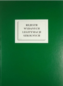 EDU-VII/4 Rejestr wydanych legitymacji szkolnych,
