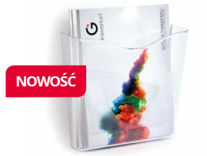 Prezenter ścienny A-4 ARGO przeźroczysty