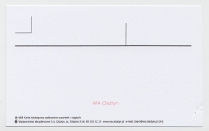 B-143 Karta katalogowa wydawnictw zwartych gładka,