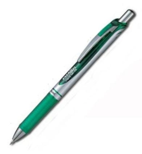 Cienkopis PENTEL BLN-75 0,5 mm zielony