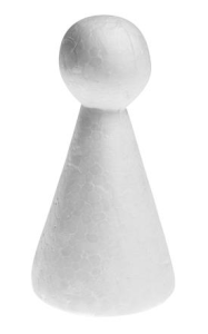 Ozdoba - Postacie styropianowe DIST-006 100mm 9szt