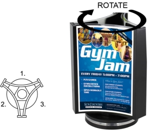 Prezentator plastikowy MPM PHOEBE J14.3074