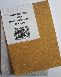 Karton A-2 COR 250g/m2 LASER srebrny