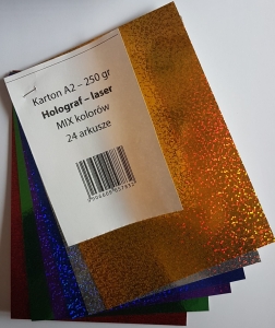 Karton A-2 COR 250g/m2 HOLOGRAF laser zielony