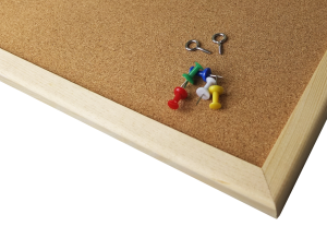 Tablica korkowa MEMOBE rama drew. 60x50 cm