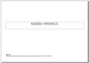 Wkt-107 Książka ewidencji wydawnictw dokumentacji