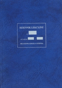 I/4/2019 Dziennik lekcyjny szkoły branżowej I