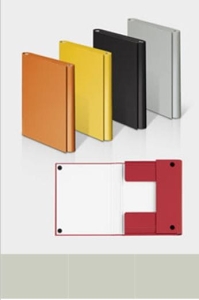 Teczka skrzydłowa z rzepem VAUPE 311 A-4 szara.