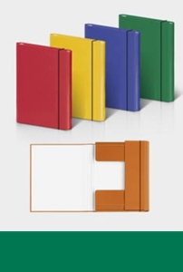 Teczka skrzydłowa z gumką VAUPE 310 A-4 zielona.