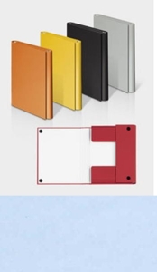 Teczka skrzydłowa z rzepem VAUPE 311 A-4 błękitna