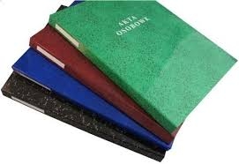 Akta osobowe 2 cm bindowane wewnętrznie czarne